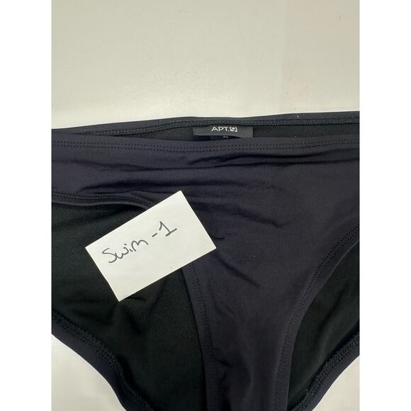 Apt. 9 Womens Swimsuit Bottoms Size XL Black Bikini Style - Picture 8 of 8